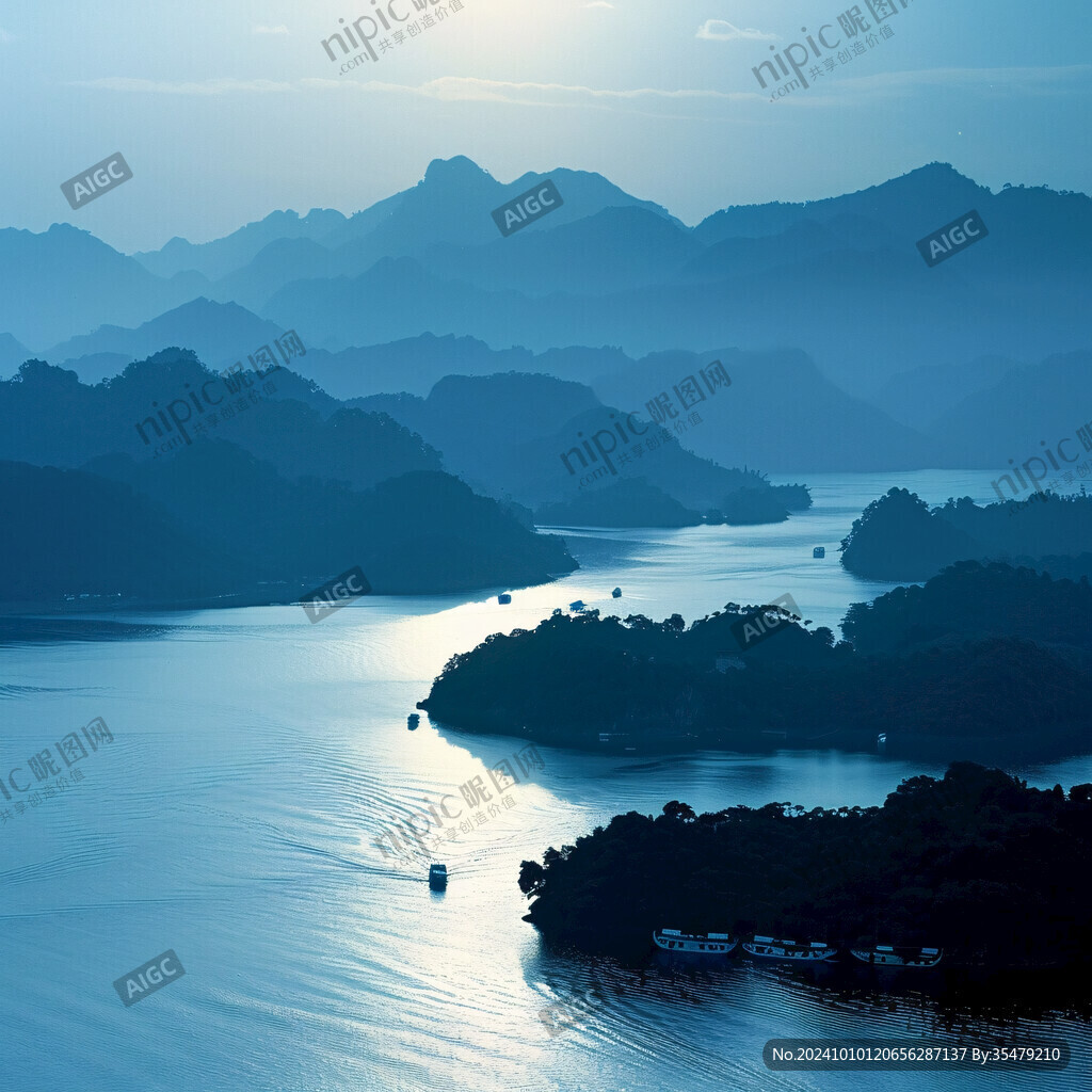 自然風(fēng)光千島湖風(fēng)光