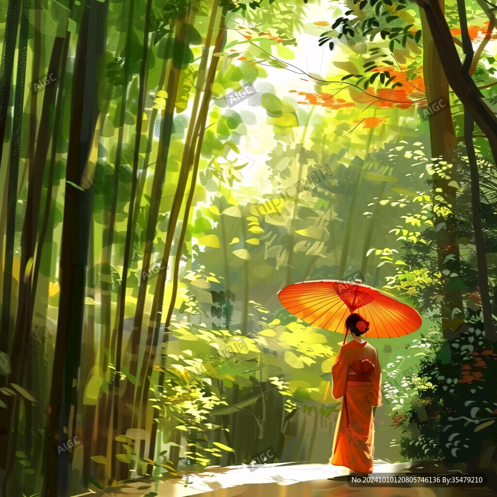 西雙版納旅游插畫繪