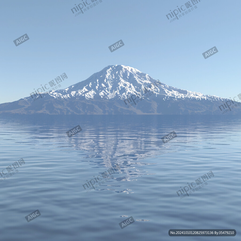 海平面海平線湖面