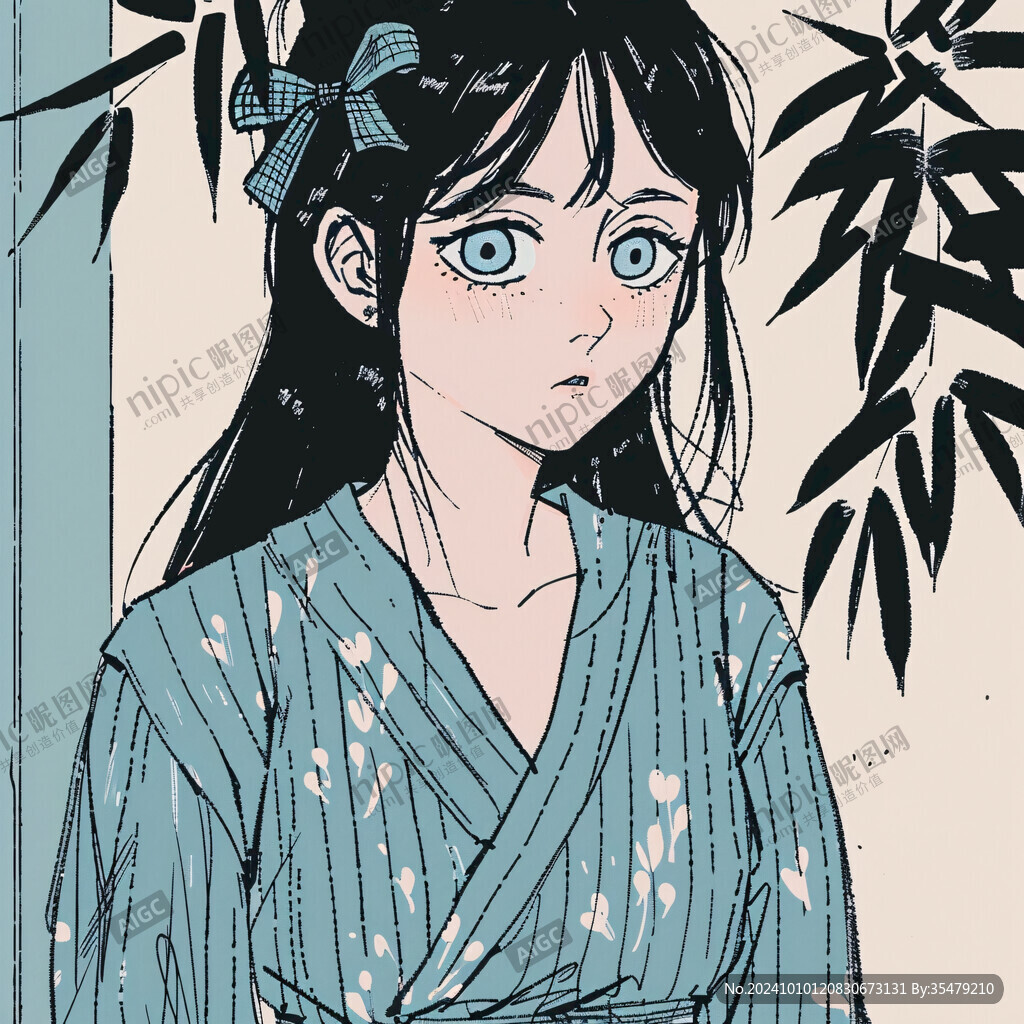 人物半身插畫