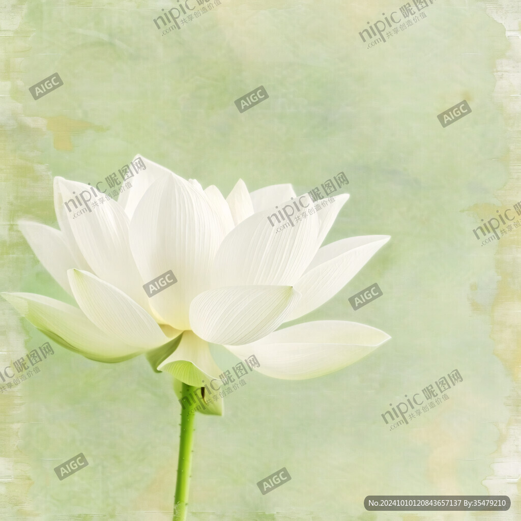 寫實畫蓮花睡蓮