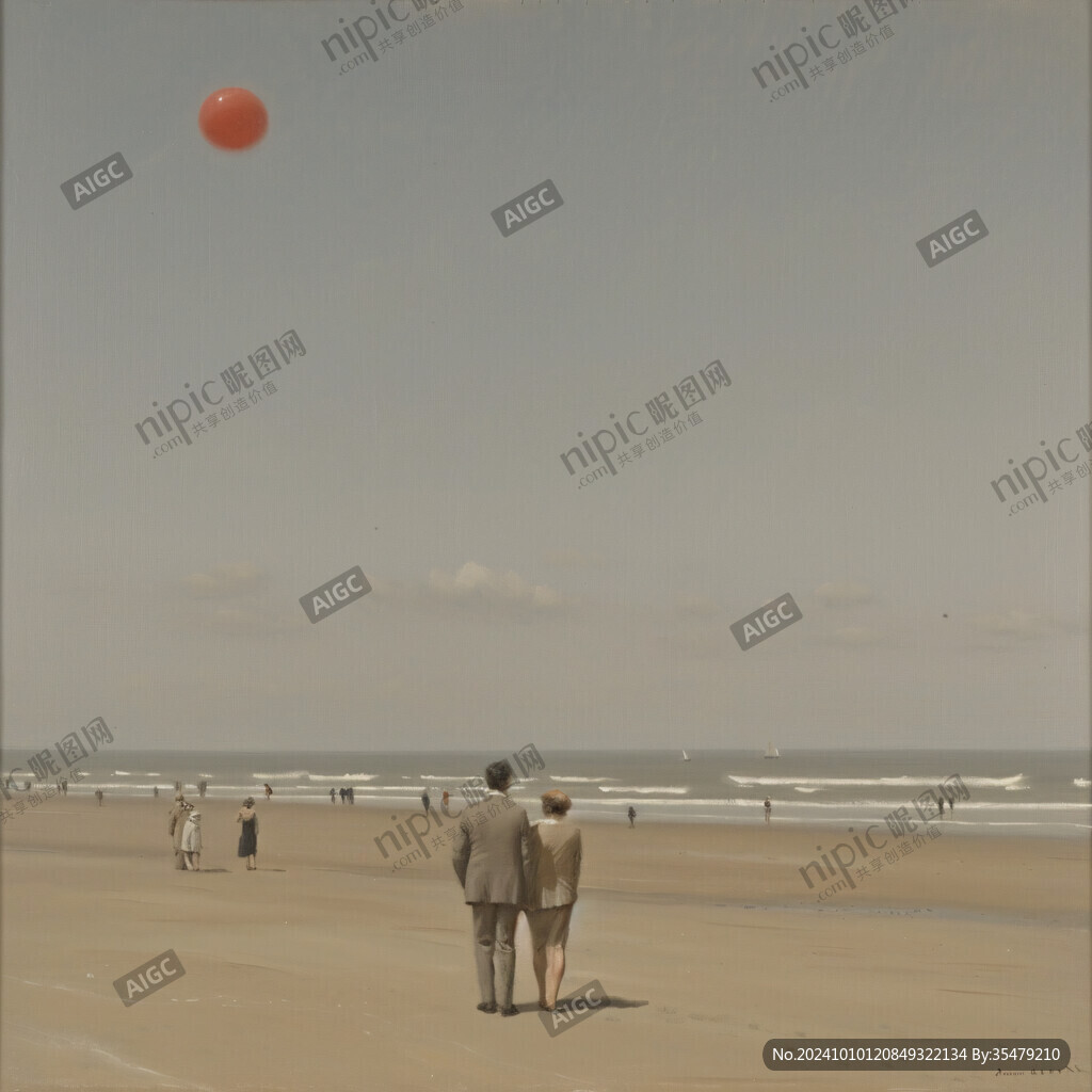 海邊男女生
