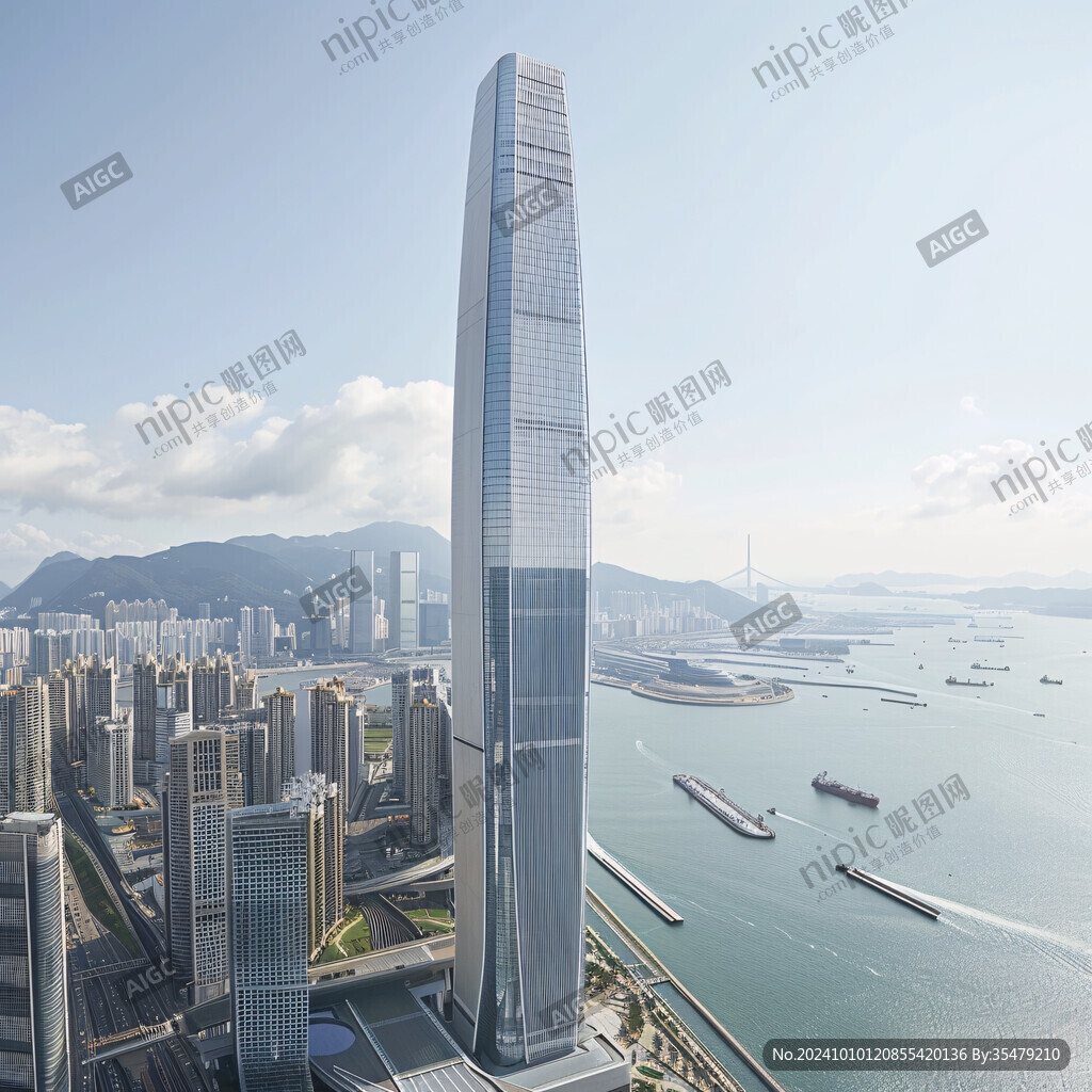 寶能環(huán)球金融中心線稿