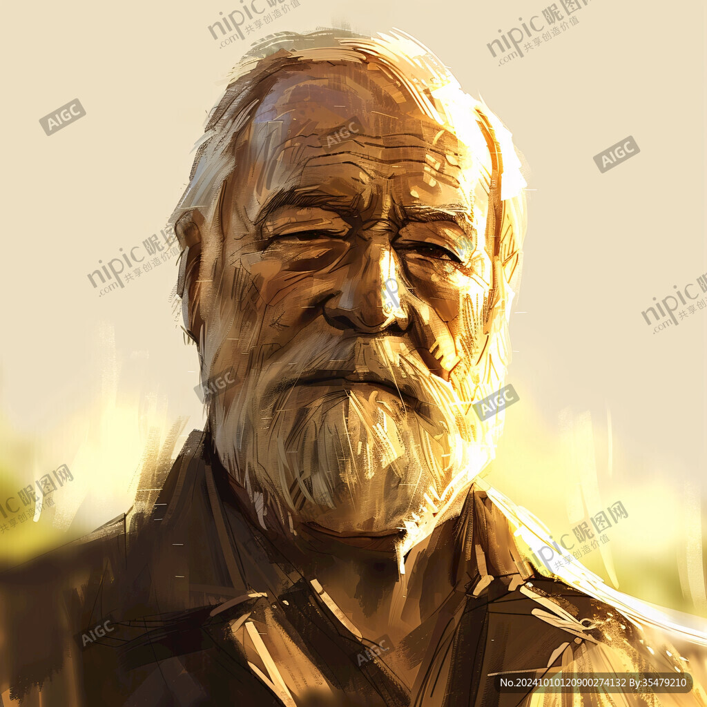 插畫老頭