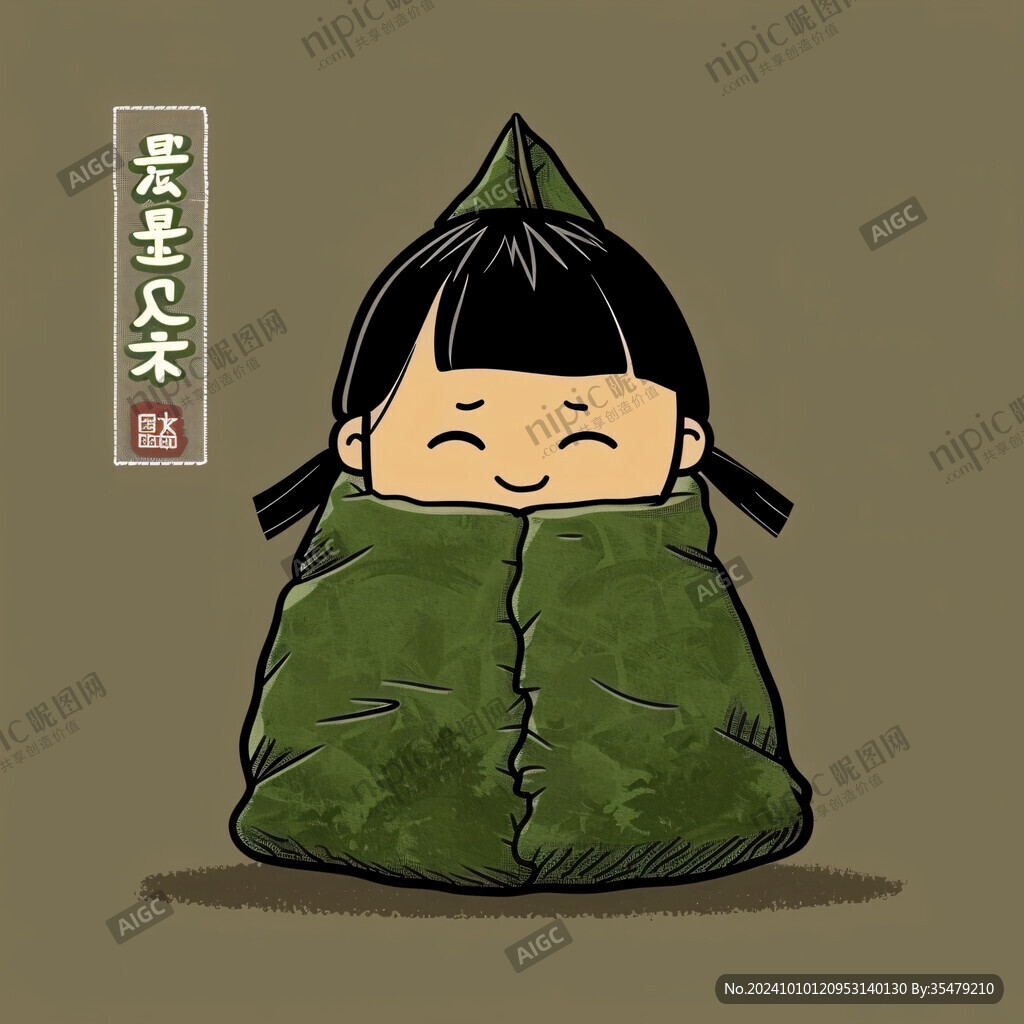 擬人化卡通粽子