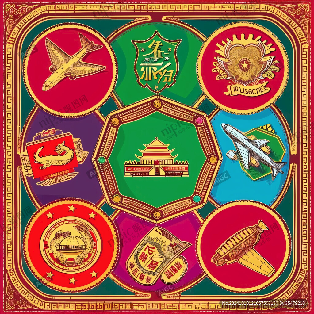 國潮元素國潮素材圖片