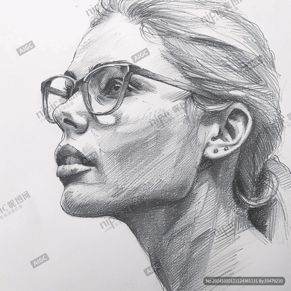 素描人頭像