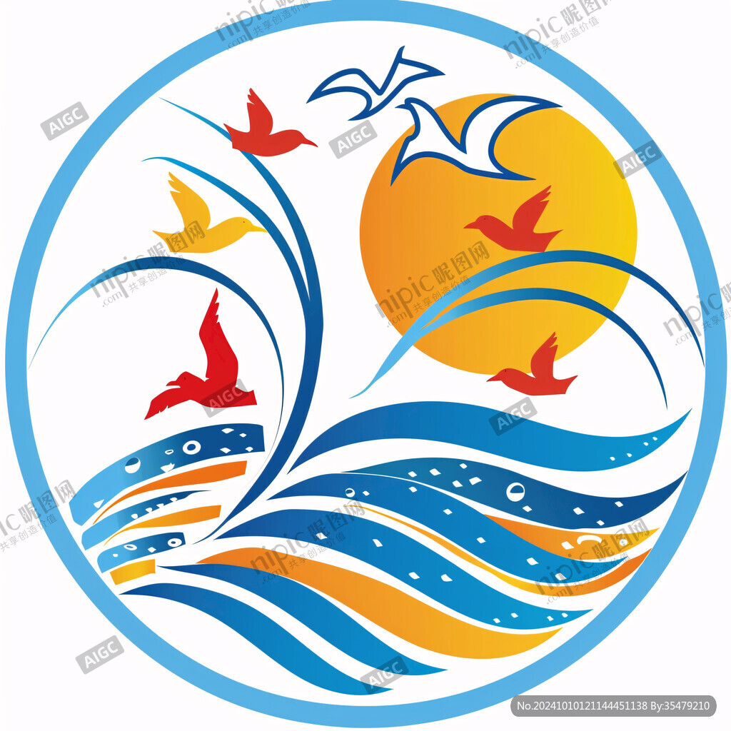 浪花海鷗飛鳥logo