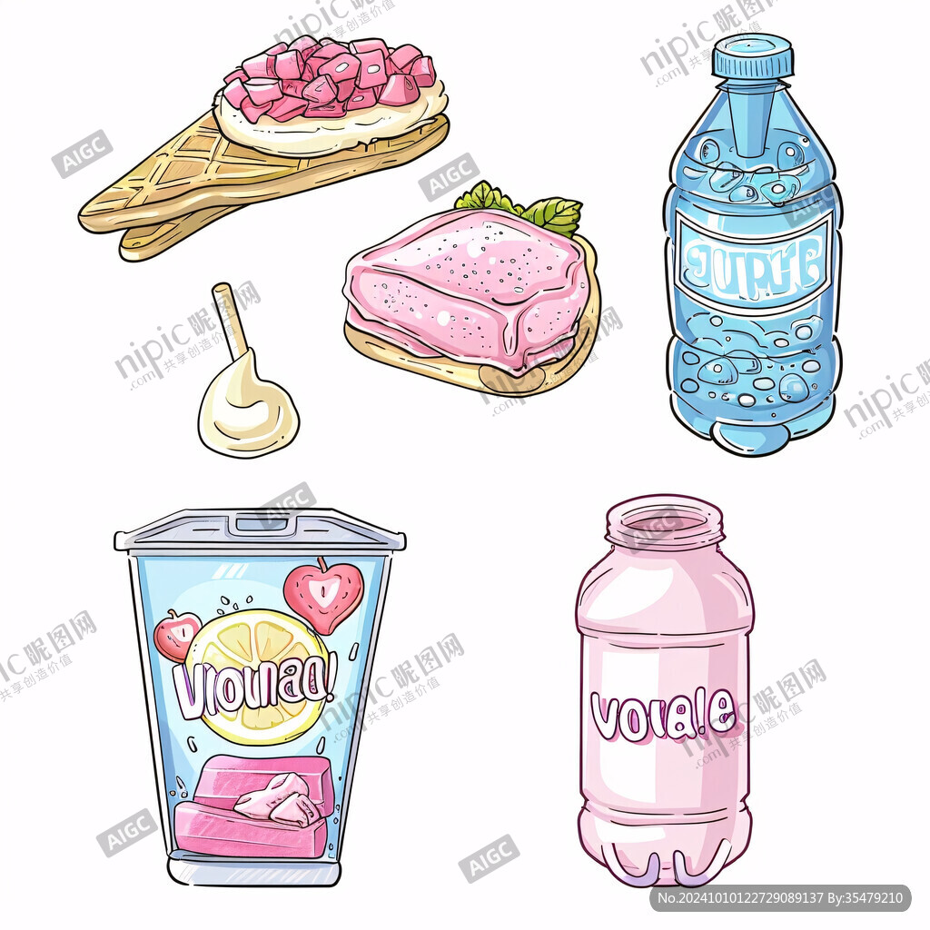 飲料果汁健康食品冰水