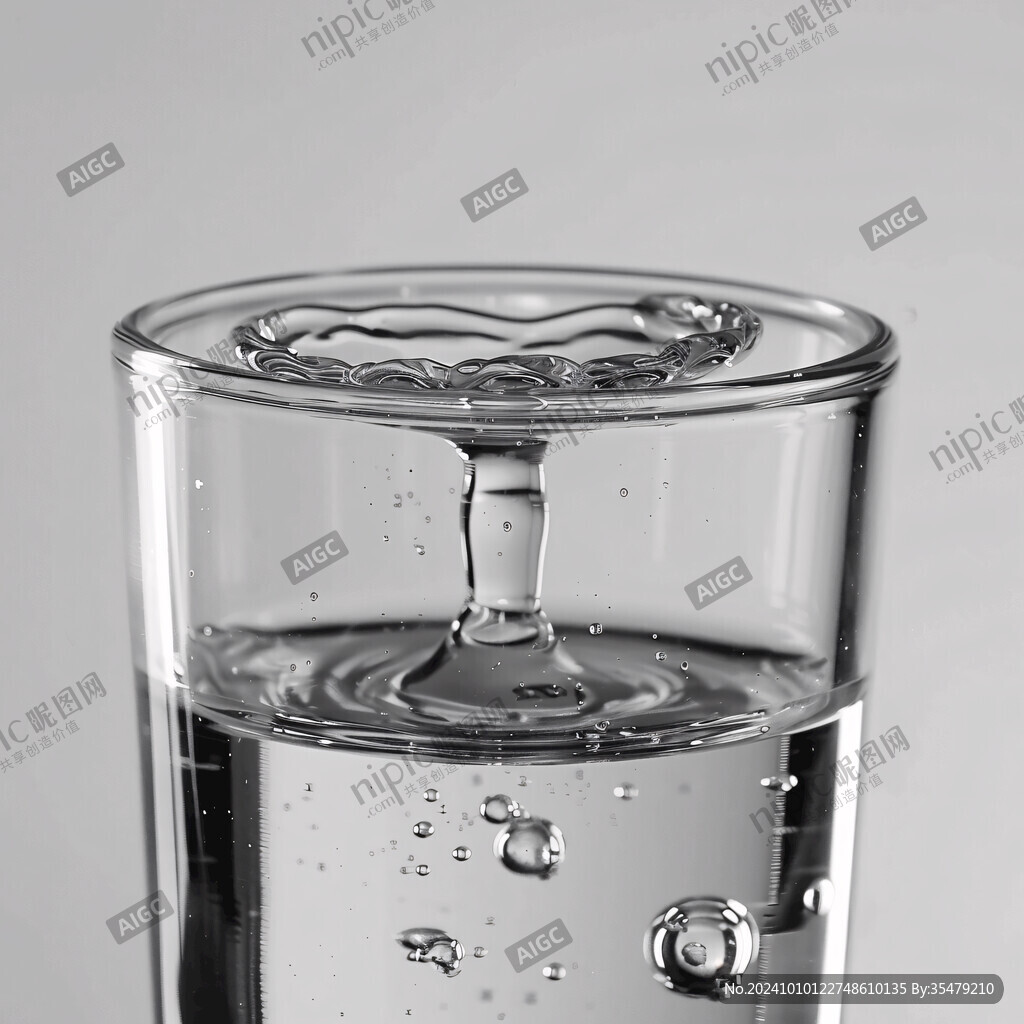 一杯水素材