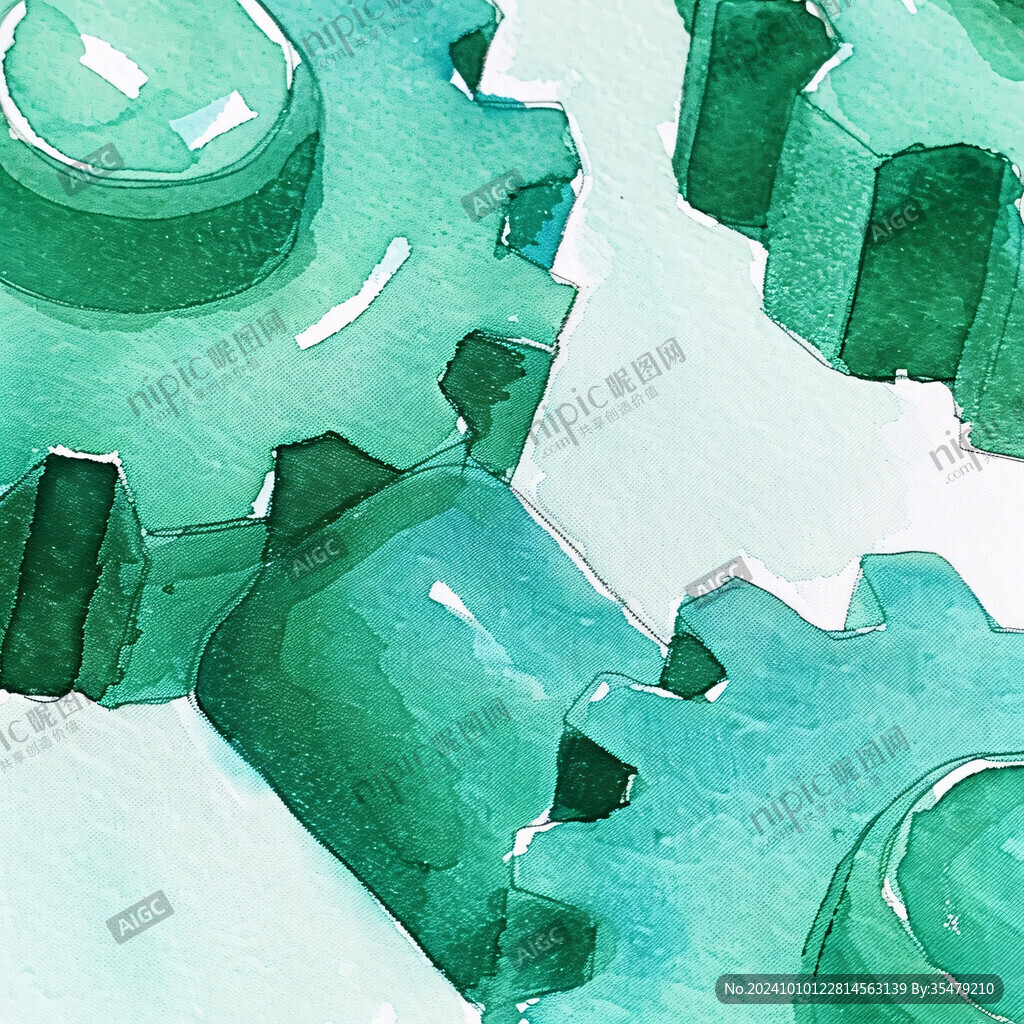 廣西插畫水彩建筑插畫