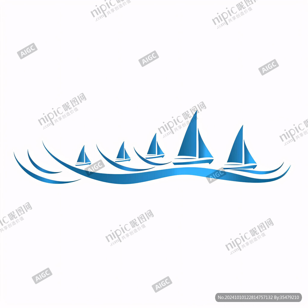 揚帆起航標志