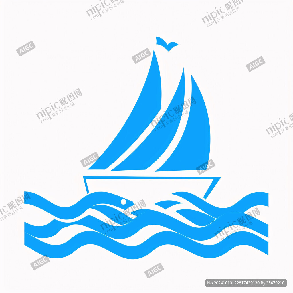 揚帆起航標志