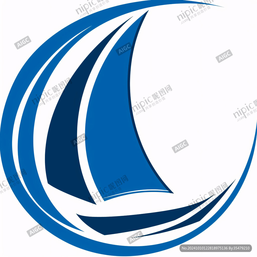 揚帆起航標志