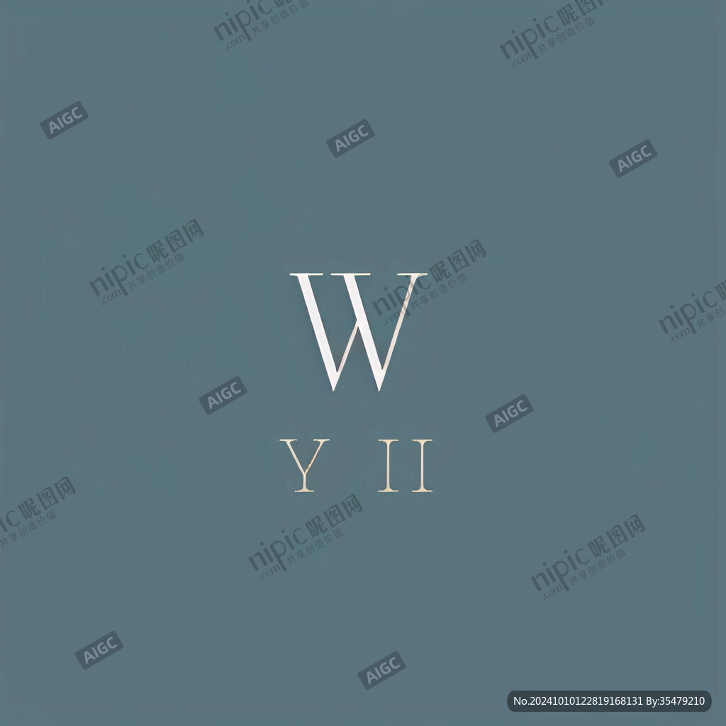 wy拼音字母logo