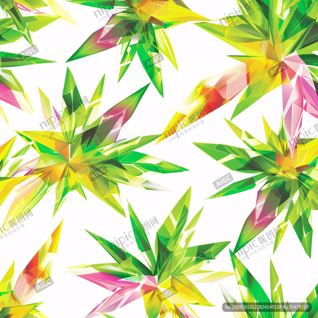 絢麗晶格碎片底紋圖案