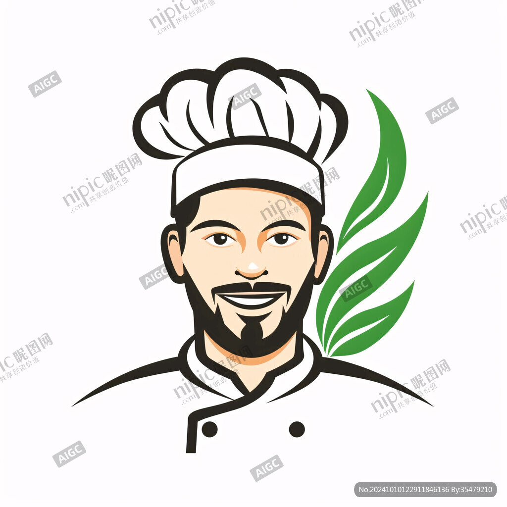 廚師頭像大廚logo