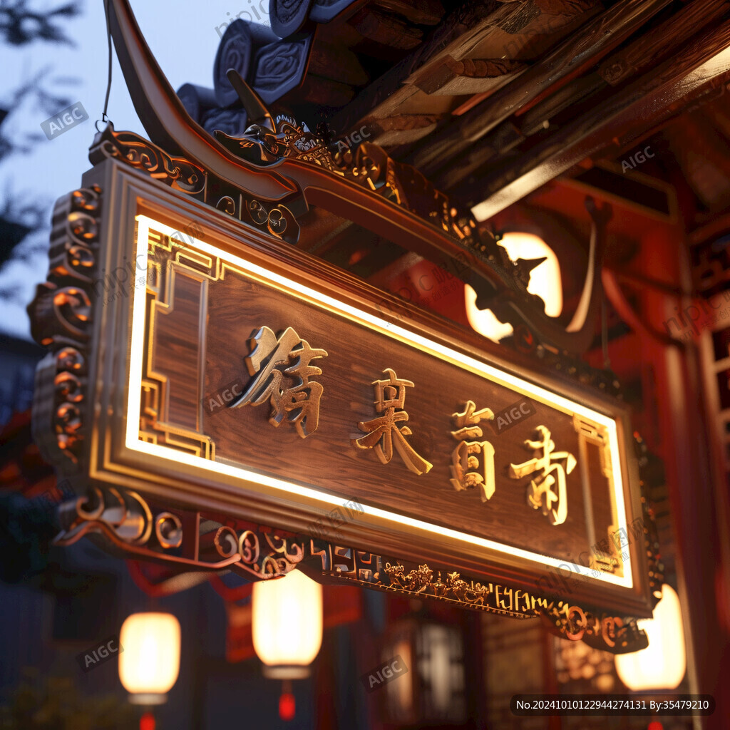古代當鋪招牌