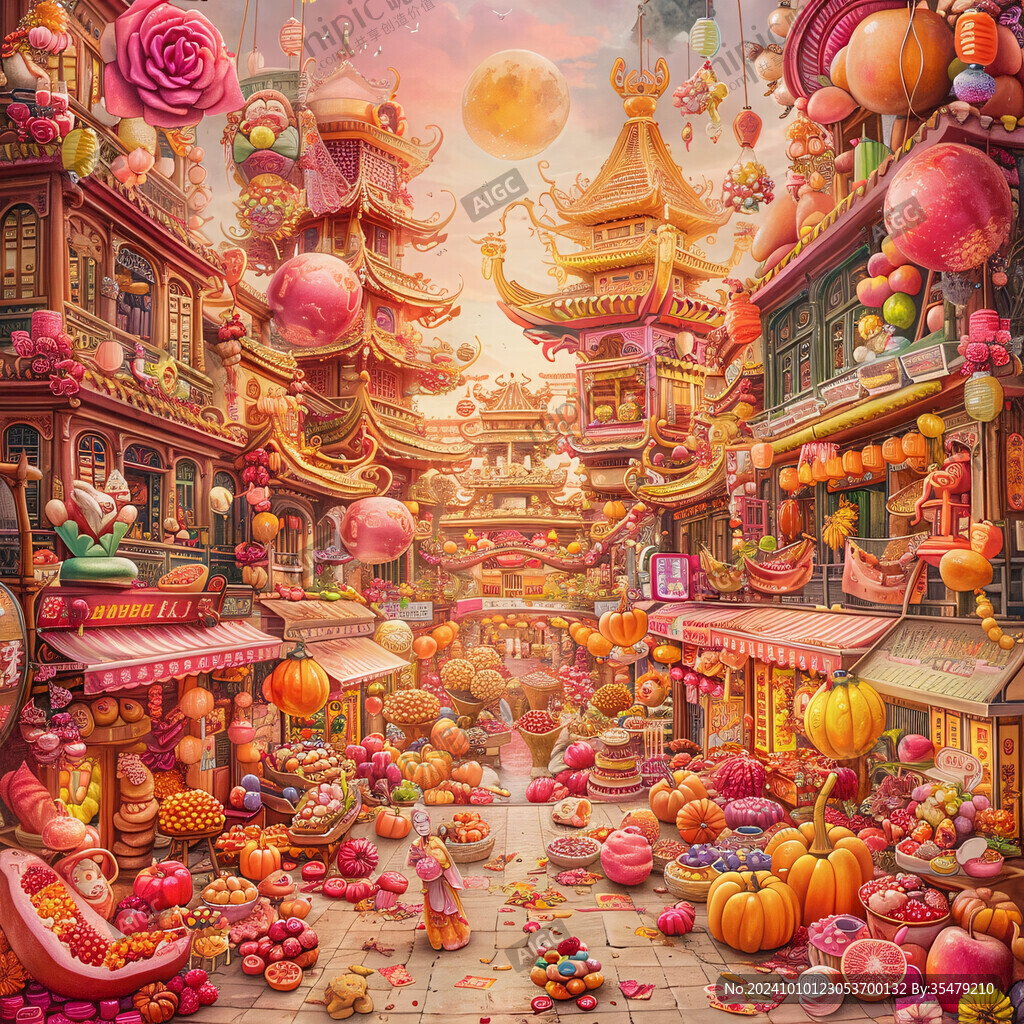 夢幻中秋節場景