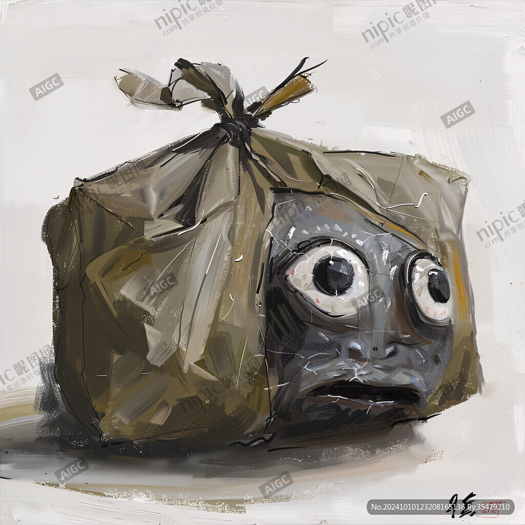 紙包魚插畫