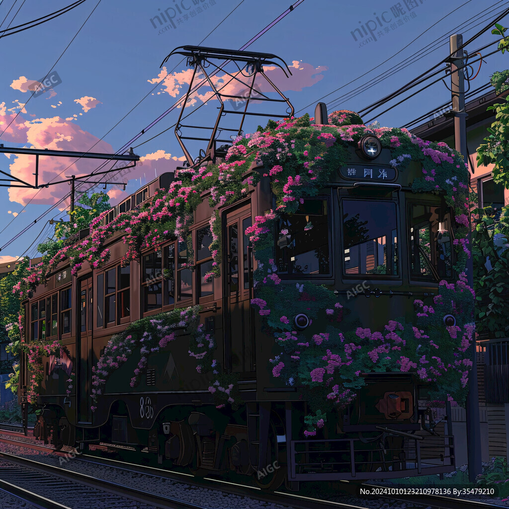 開往春天的小電車