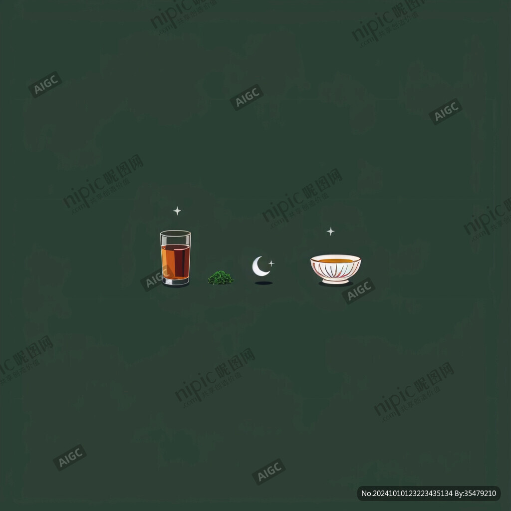 綠豆湯插畫