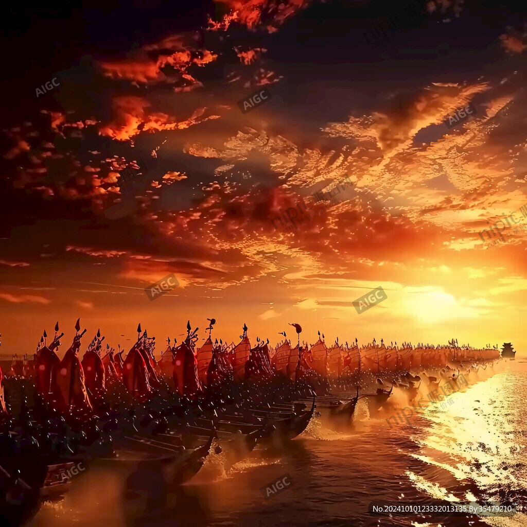 海上賽龍舟