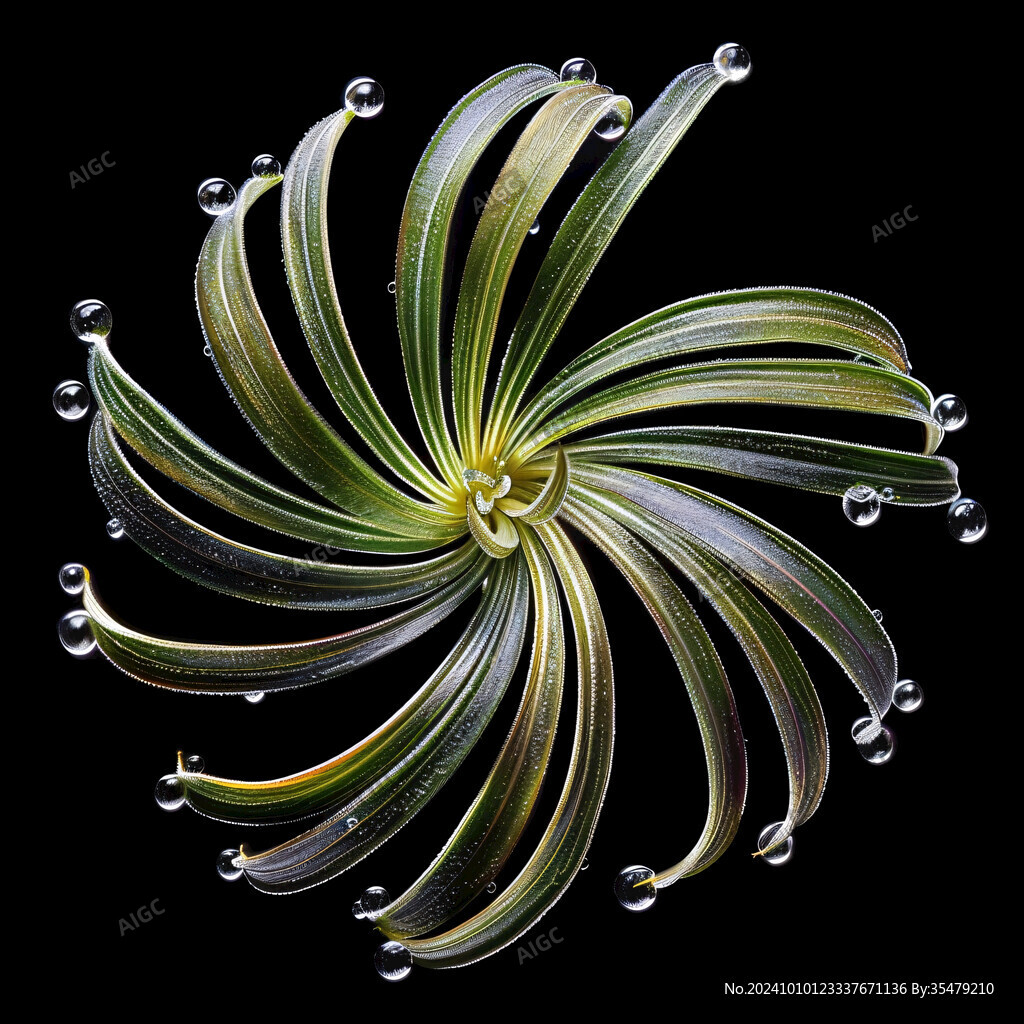 綠琉璃植物紋飾滴水