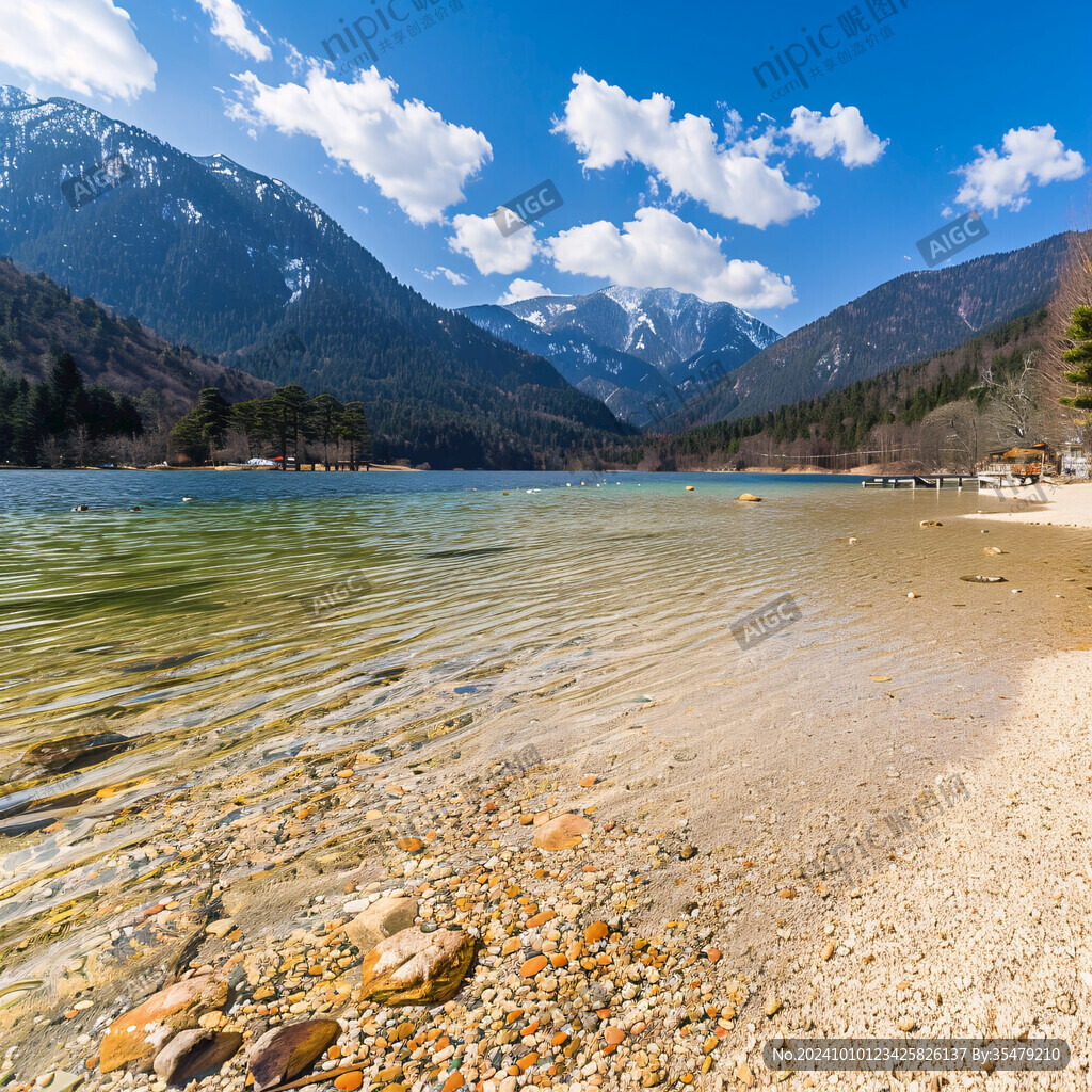 高山湖泊冰蝕湖