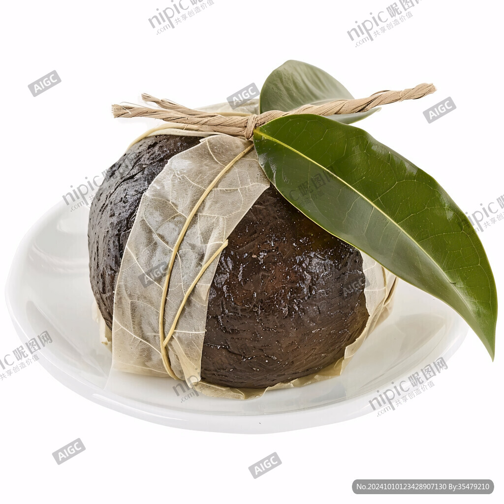 小吃豆沙包流汁素材