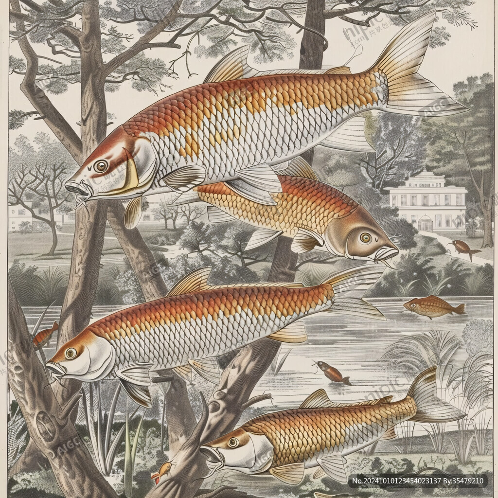 鯉魚裝飾畫