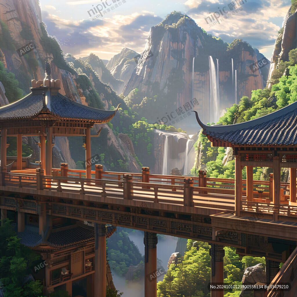 中國風(fēng)場景