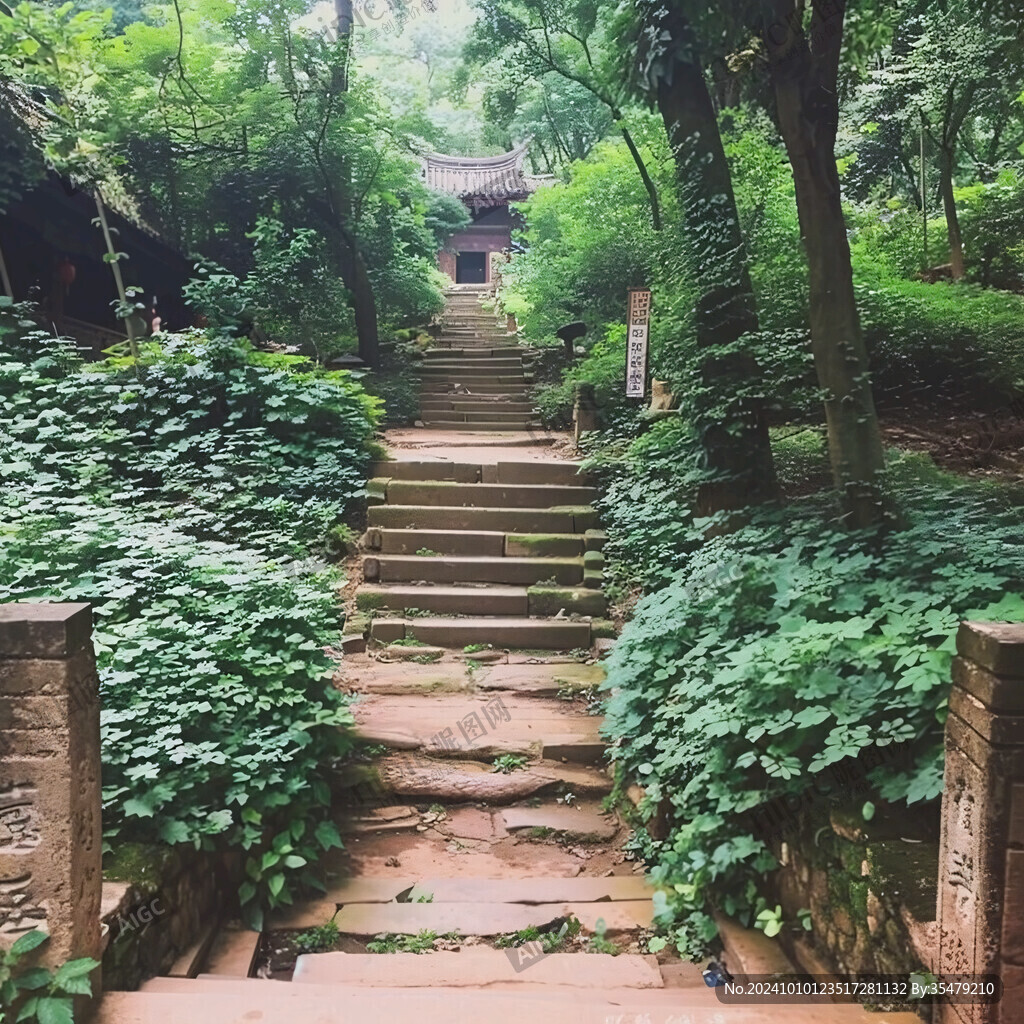 青城后山臺階