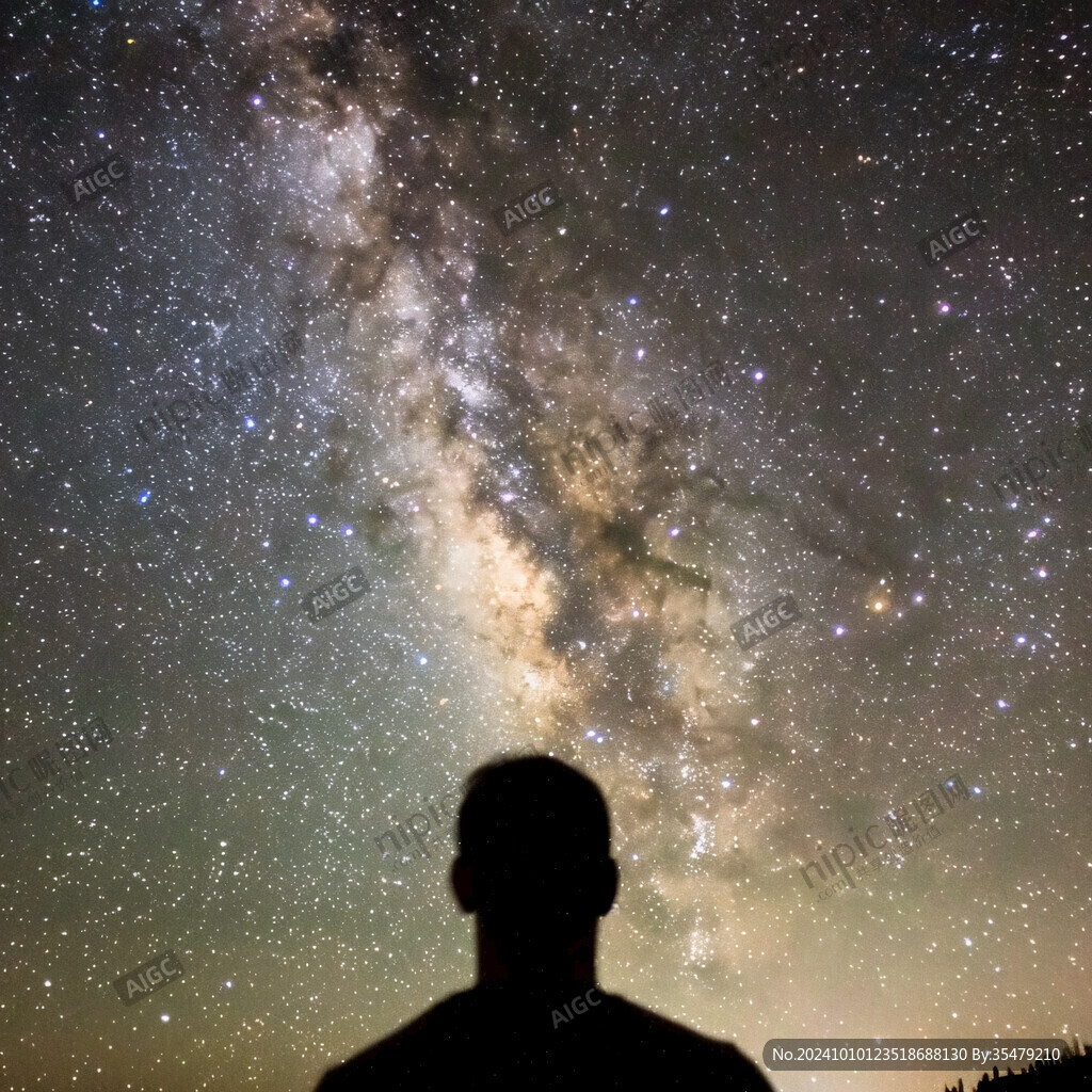 仰望星空的人