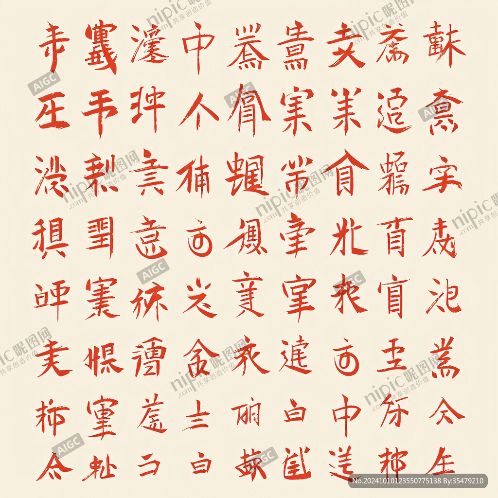 藏經(jīng)毛筆書法字體