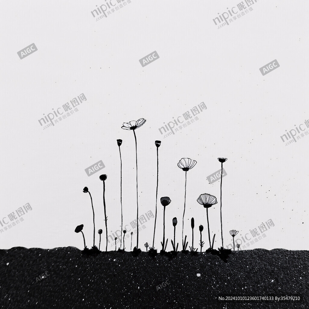 黑虎掌菌插畫