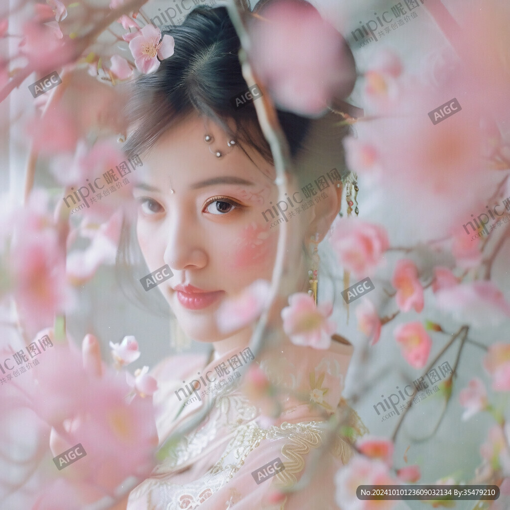 國風水蜜桃的女人
