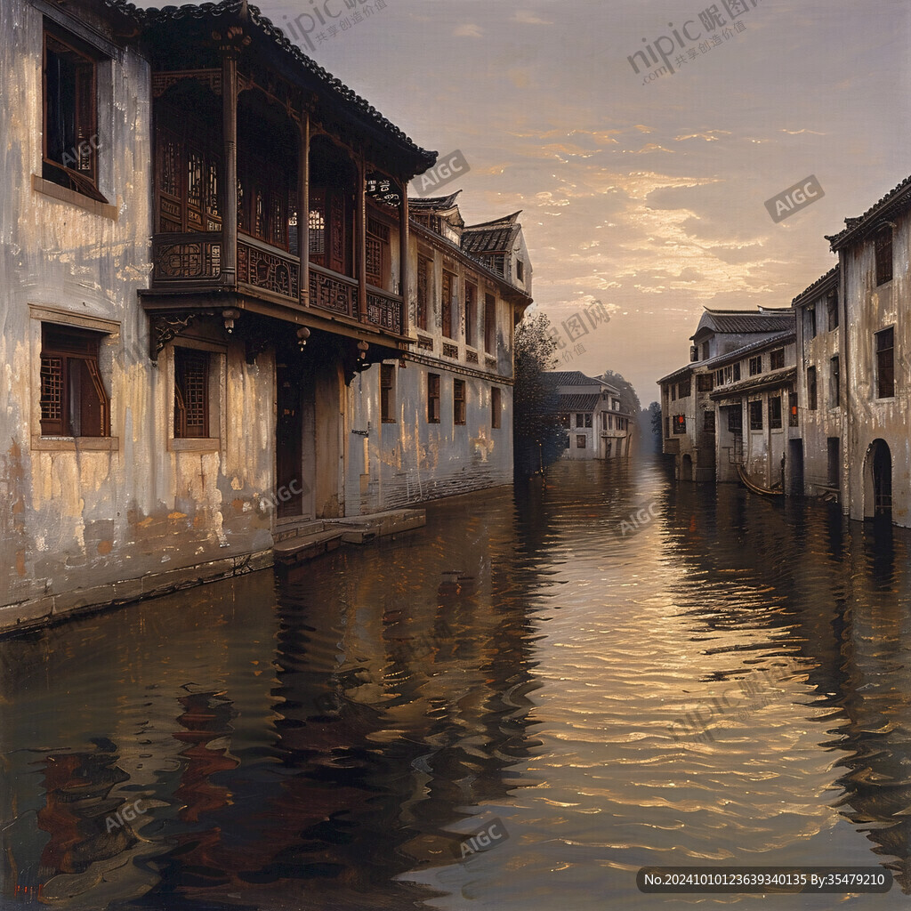 高清烏鎮(zhèn)風光背景