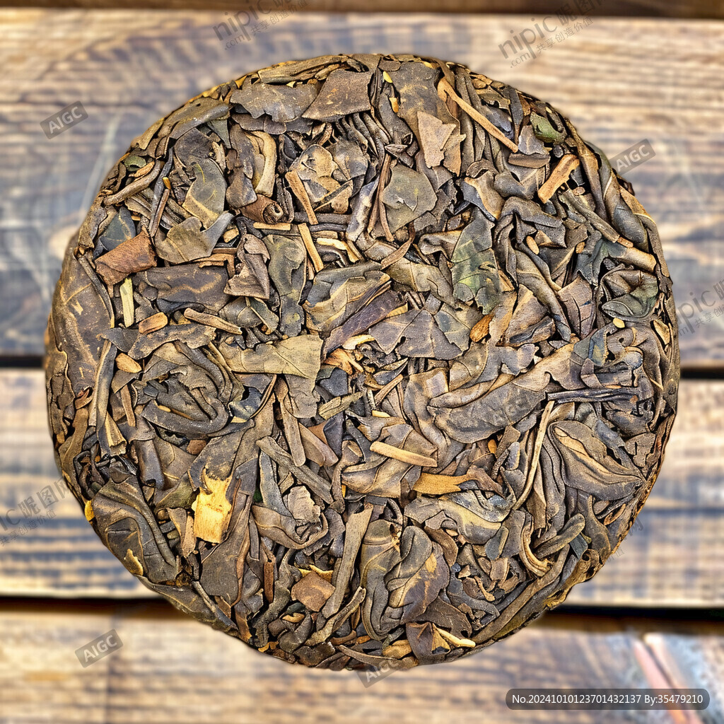 老白茶茶餅