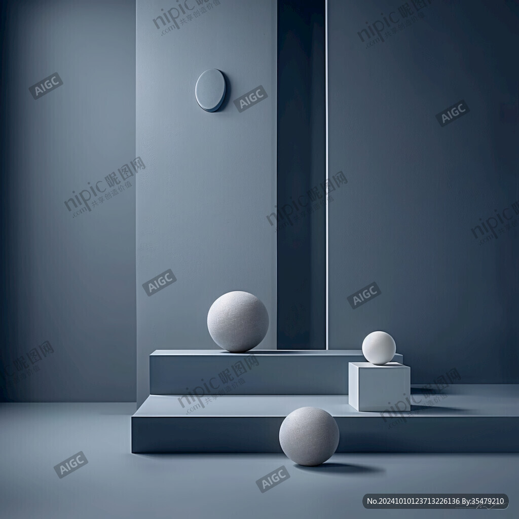 3d圓球幾何裝飾畫(huà)
