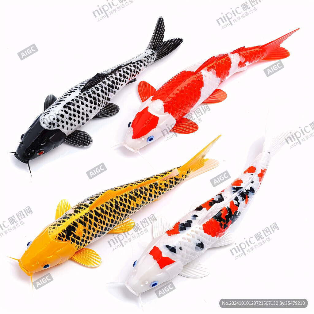 錦鯉魚模型