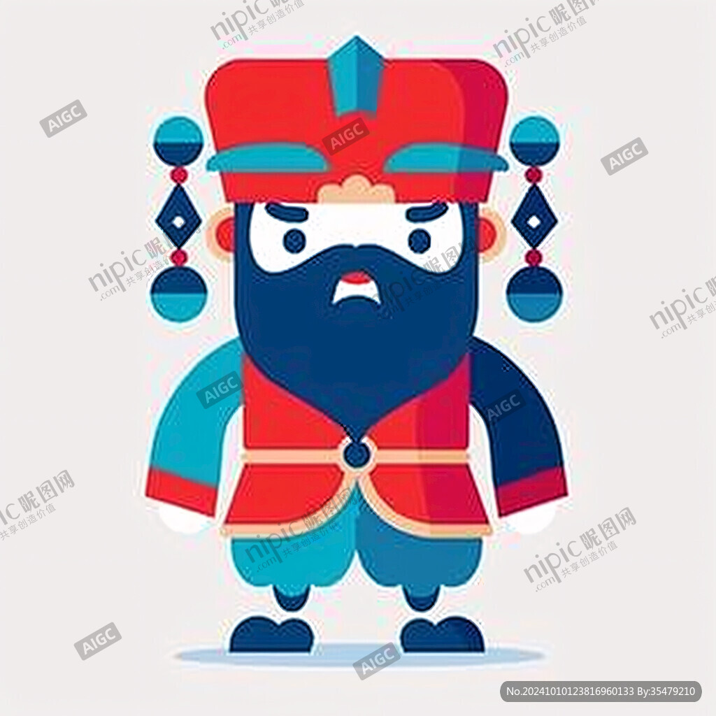 卡通羌族男