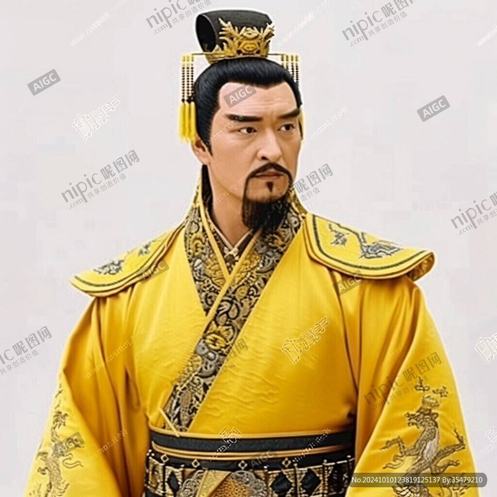 古代帝王蠟像