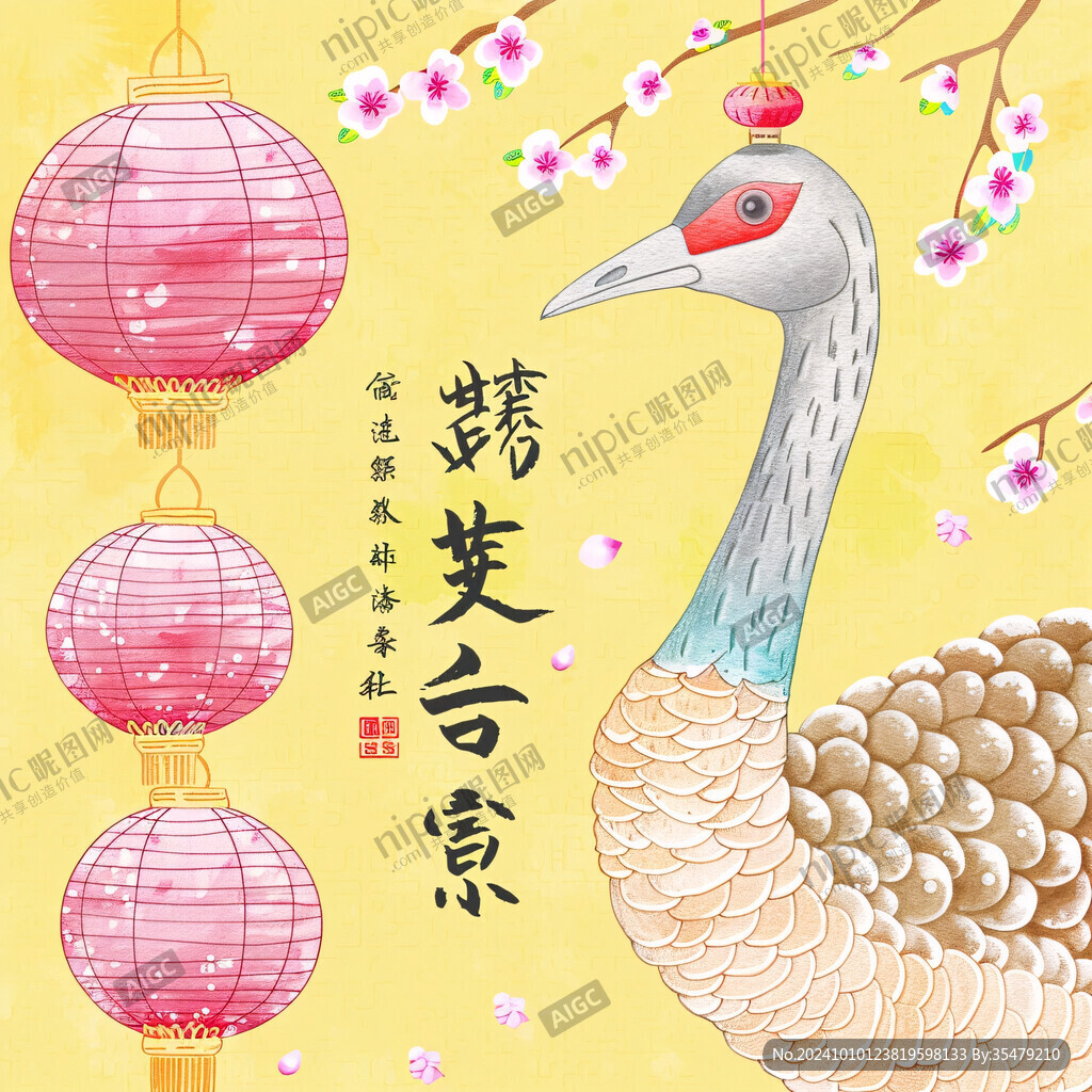 國潮風(fēng)鳥類