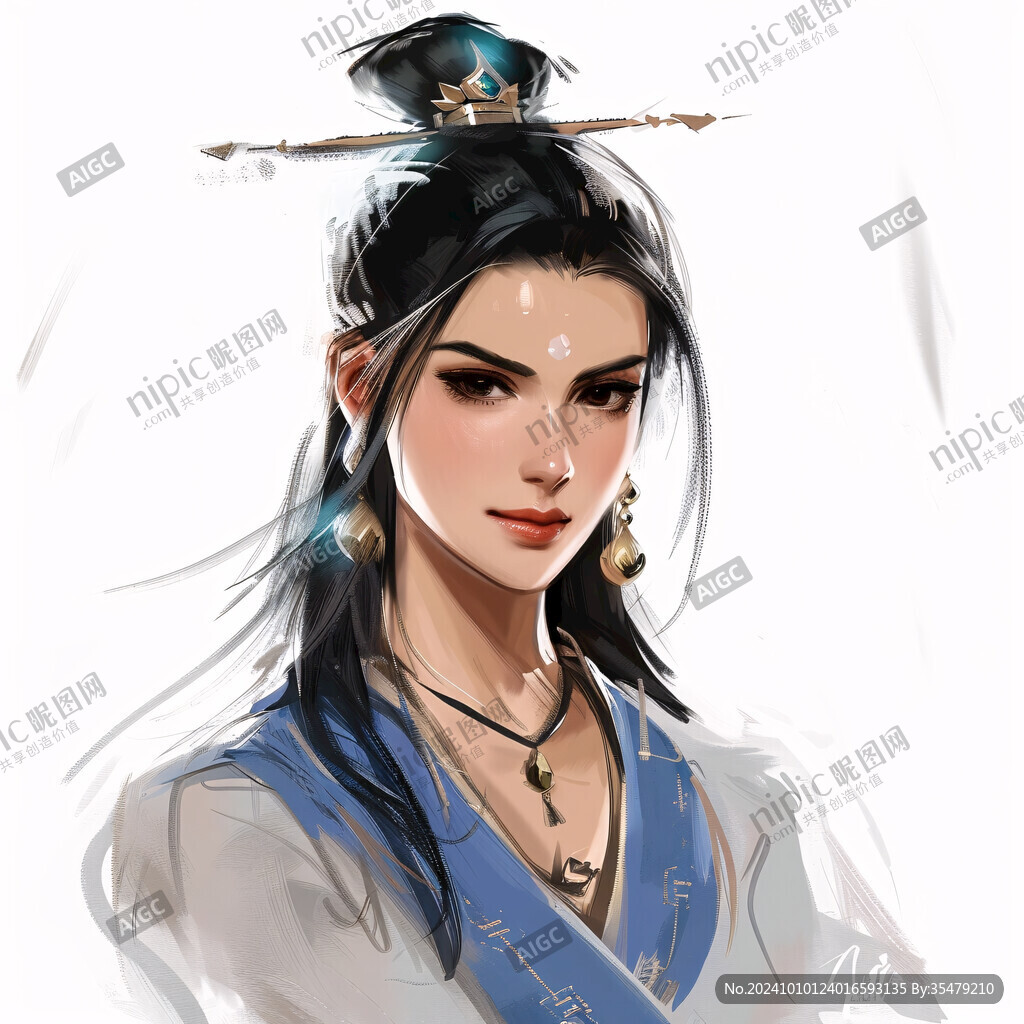 插畫半身像