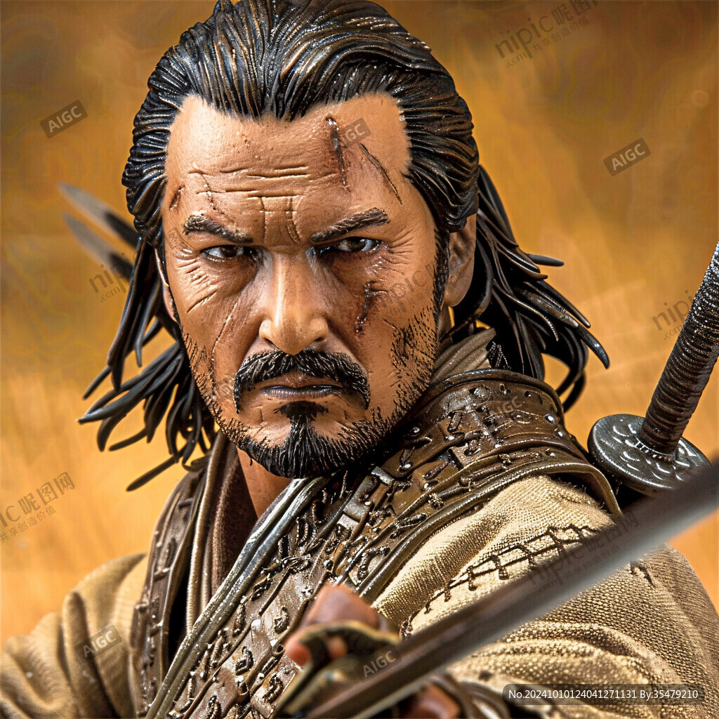 武士俑頭像