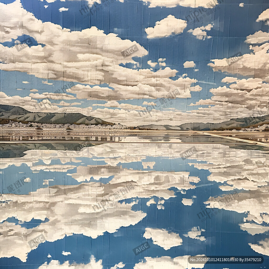 納帕海天空倒影