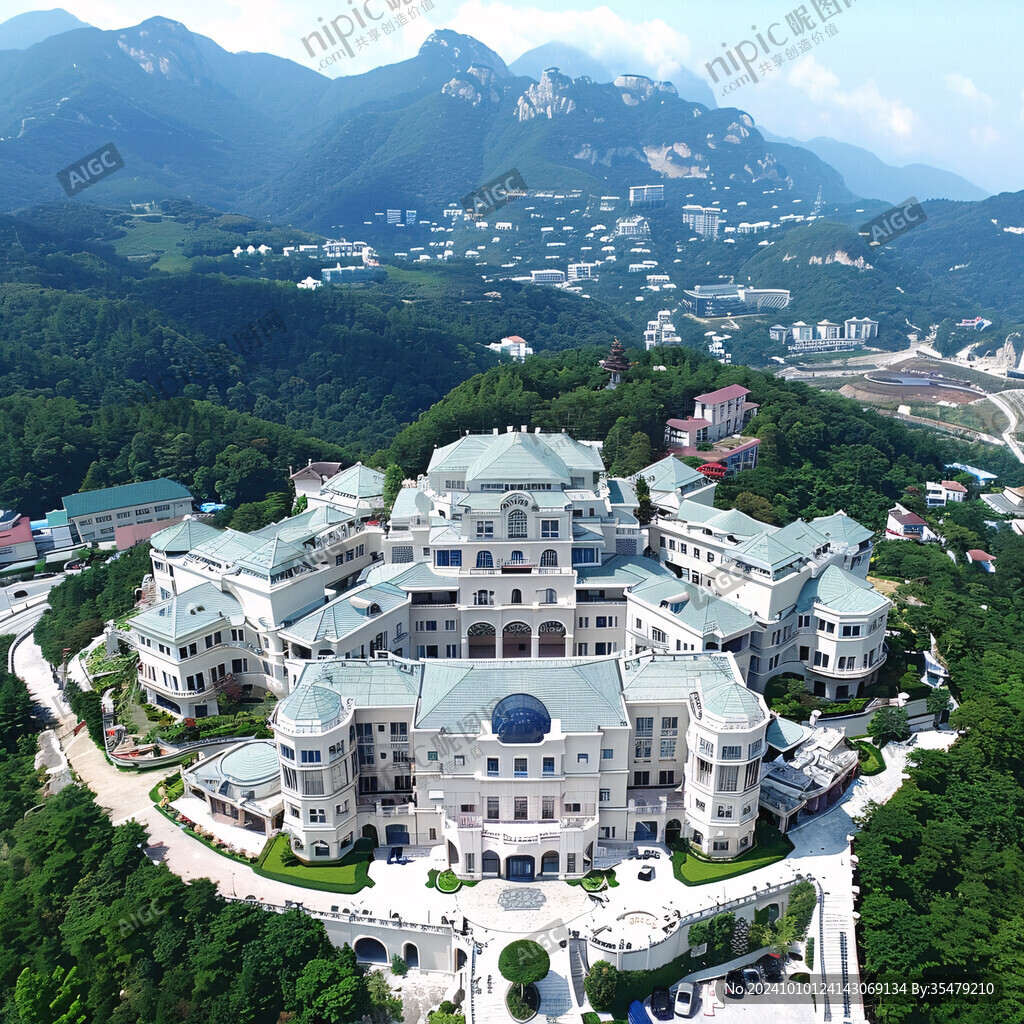 俯瞰棒棰島國賓館