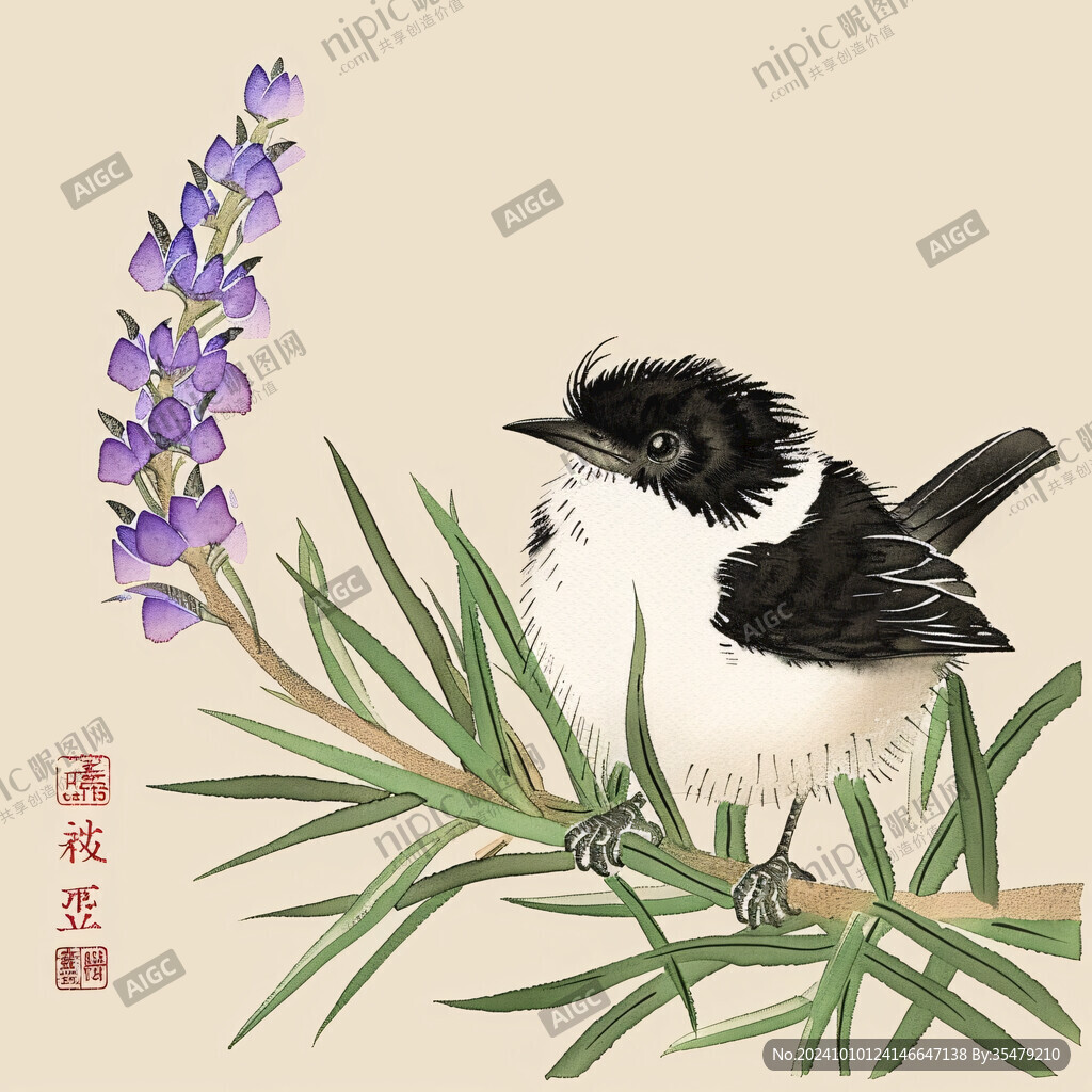 燕子報春插畫