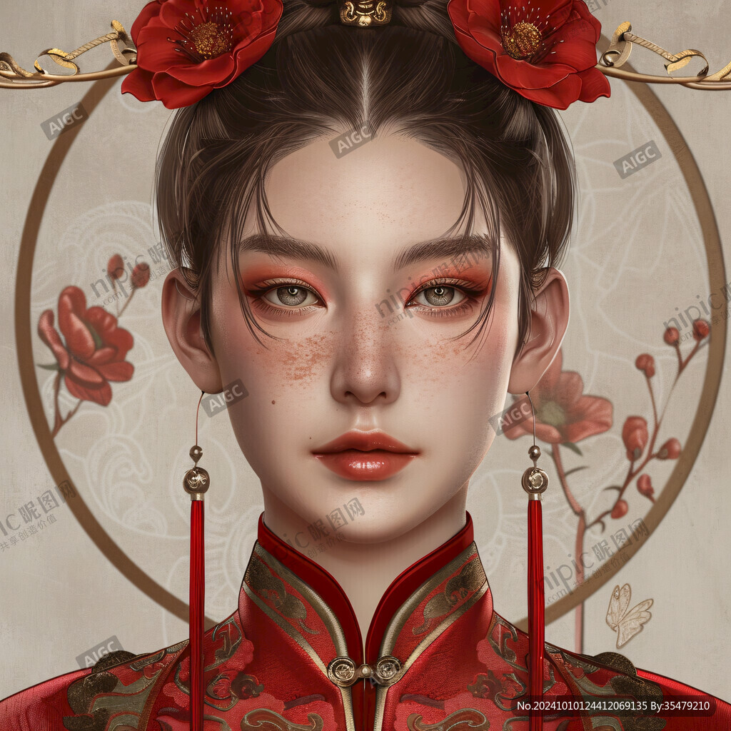 國潮風花旦